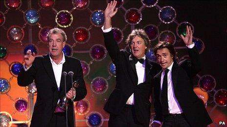 Jeremy Clarkson, James May and Richard Hammond