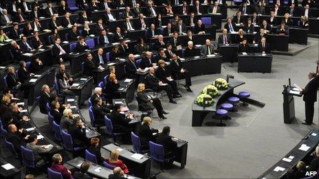 Zoni Weisz addresses the Bundestag, 27 January