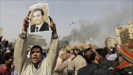 Protester in Cairo - 29 January