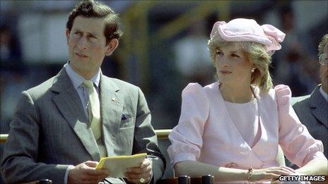 Princess Diana and Prince Charles in 1983