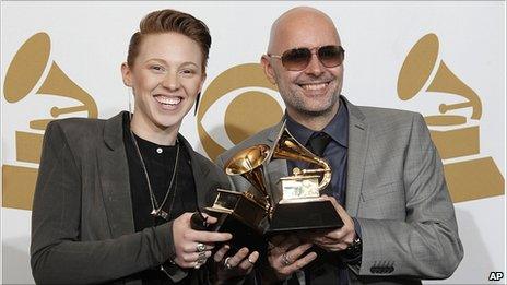 La Roux's Elly Jackson and Ben Langmaid