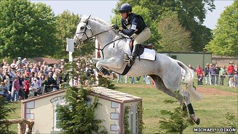 Phoebe Buckley at an equestrian event