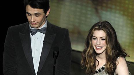 James Franco and Anne Hathaway