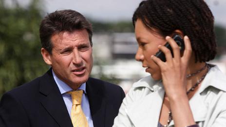 Lord Coe and Nina Sosanya