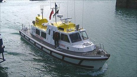 Guernsey's marine ambulance Flying Christine III