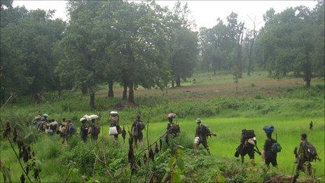 Maoists on the move