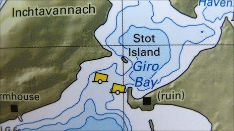 The chart showing Giro Bay