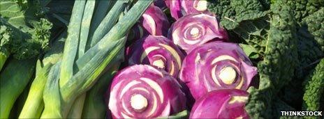 Traditional British vegetables