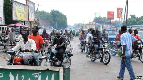 Street scene in Maiduguri