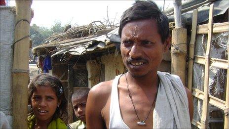 Mohd Noor Alam, a TB patient in Bihar