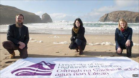 Hebridean Marine Energy Futures team members. Pic: UHI