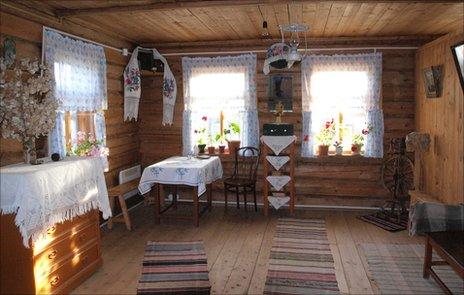 Interior of Gagarin family house