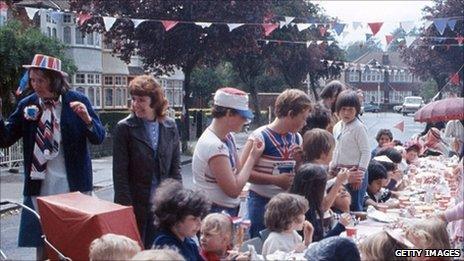 Silver Jubilee street party