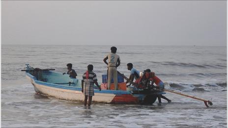 Indian fishing trawlers