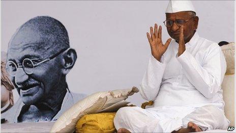 Anna Hazare - Friday 8 April 2011