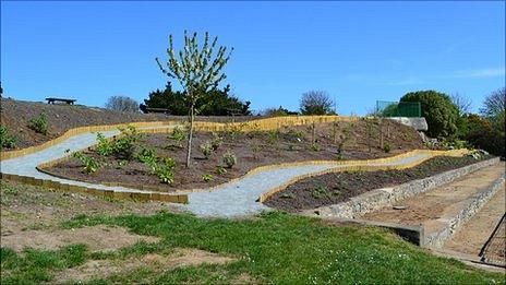 Sensory garden at Delancey Park