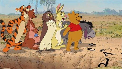 Winnie the Pooh characters