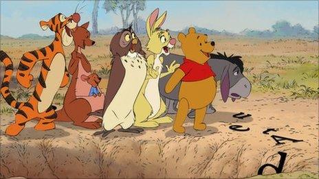 Winnie the Pooh characters