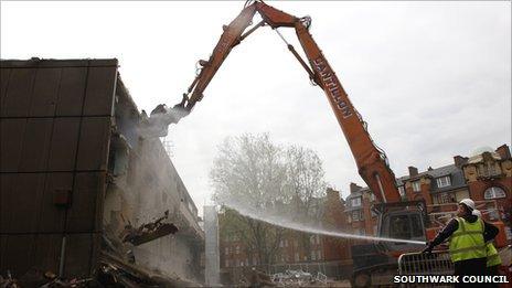 Demolition of Heygate Estate