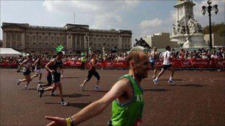 London Marathon runners