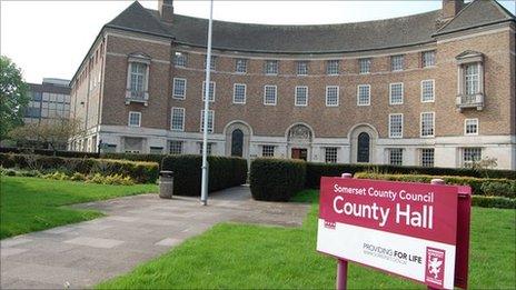 Somerset County Council office building