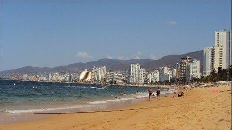 Acapulco beach