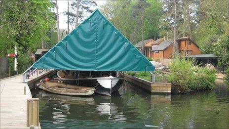 New wherry workshop in Wroxham