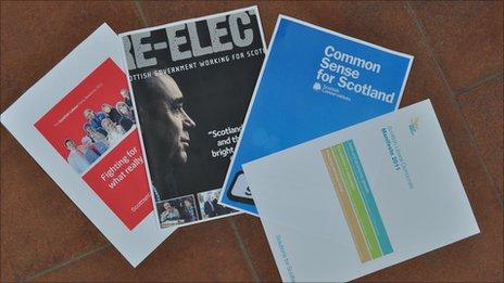 Four main party manifestos