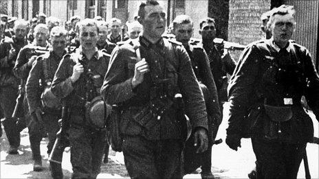 Wehrmacht soldiers 1940 (file image)