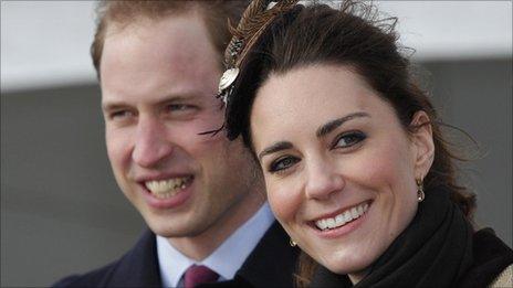 Prince William and Kate Middleton at a naming ceremony for the RNLI's new lifeboat at Anglesey earlier this year