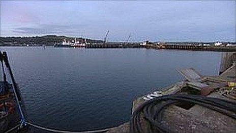 Falmouth docks and harbour