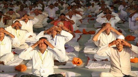 Meditation hall - Baba Ramdev