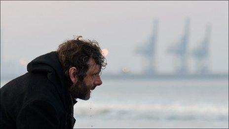 Michael Sheen in one of the opening scenes of the weekend-long Passion, which opens in Port Talbot on Friday Photo: Ian Kingsnorth