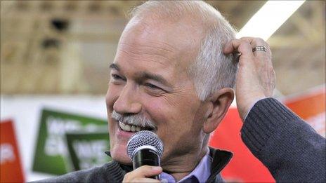 NDP leader Jack Layton