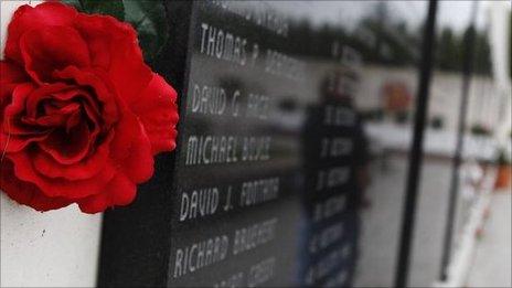 Memorial site to September 11th victims in New York