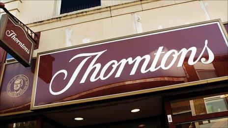 Thorntons shop