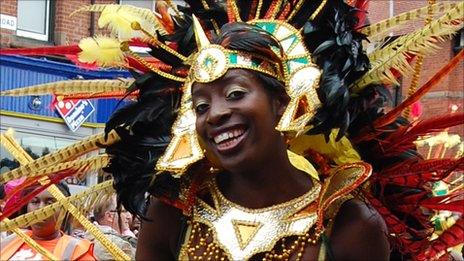 Dancer at Leicester Caribbean Carnival 2010