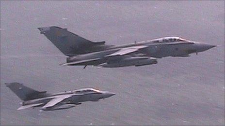 Two Tornados from RAF Marham