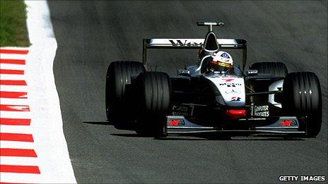 David Coulthard in a 1998 McLaren