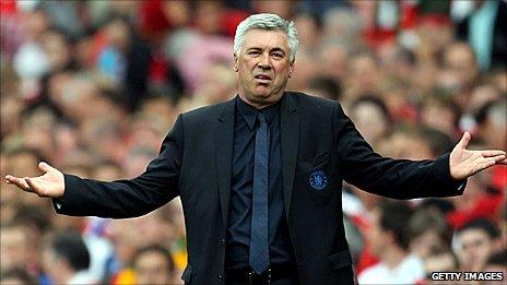 Chelsea coach Carlo Ancelotti