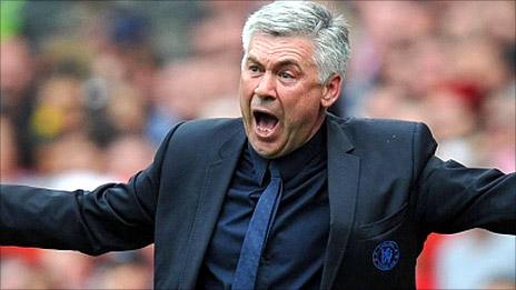 Chelsea manager Carlo Ancelotti