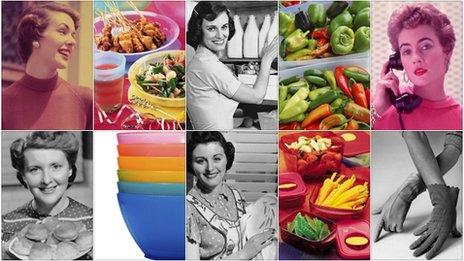 Tupperware and 1950s housewives