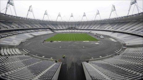 Olympic stadium in London