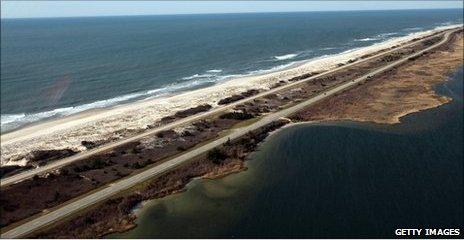 The area near Gilgo Beach on Long Island