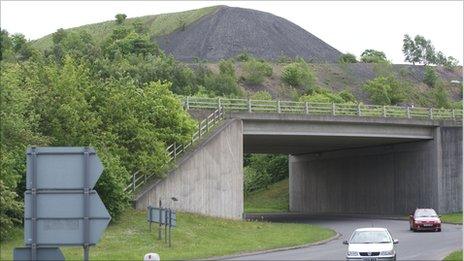 The Bersham colliery spoil