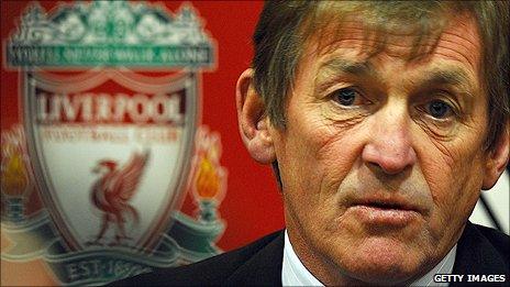 Liverpool manager Kenny Dalglish