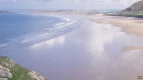 Rhossili beach, Gower