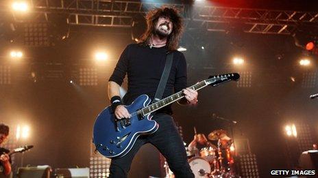 Dave Grohl from Foo Fighters