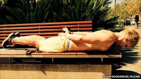 John Goodridge planking in Australia