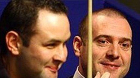 Jamie Burnett and Stephen Maguire